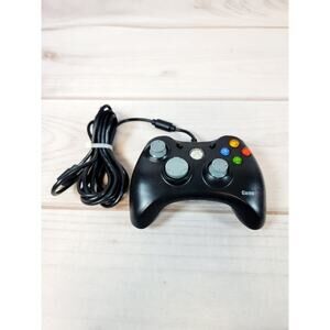 Xbox 360 Gamestop Wired Controller B8-070 -Black TESTED, Breakaway
